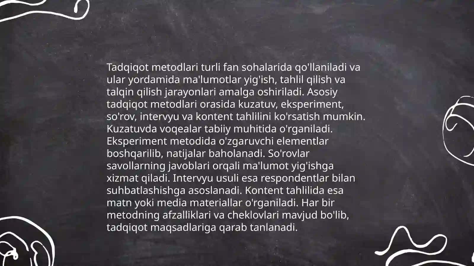 Fanda metod va metodologiyasi masalalari 4