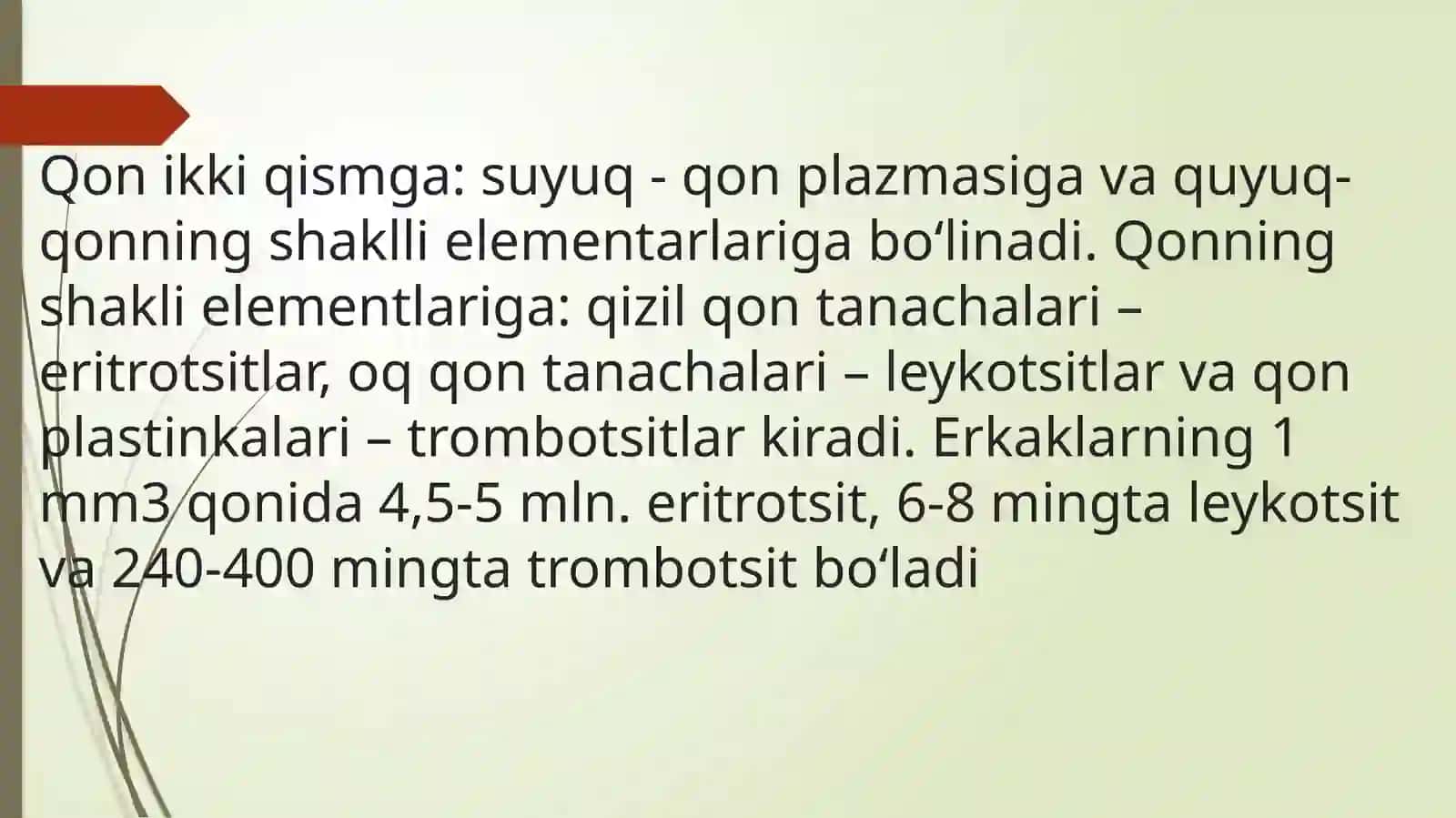 Qonaylanish fiziologiyasi 4