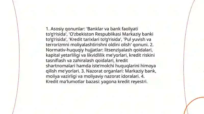 O‘zbekiton respublikasida kreditlash tizimi va rivojlantirish istiqbollari 4