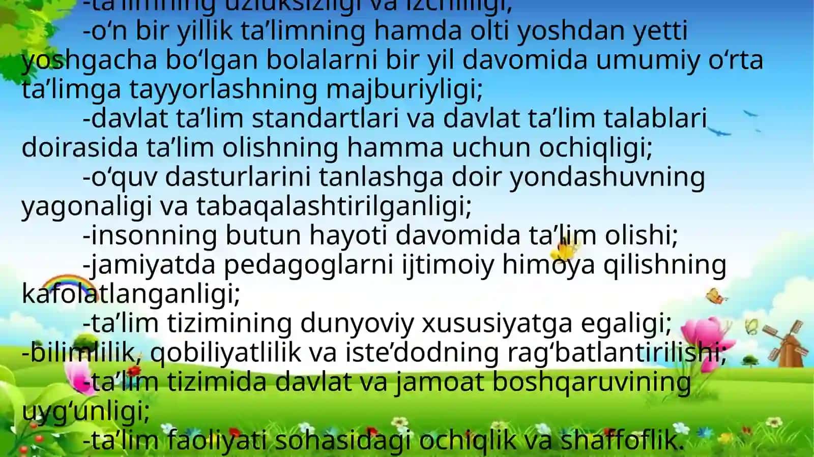 O‘zbekiston Respublikasida ta’lim tizimini rivojlantirishning kontseptual asoslari 4