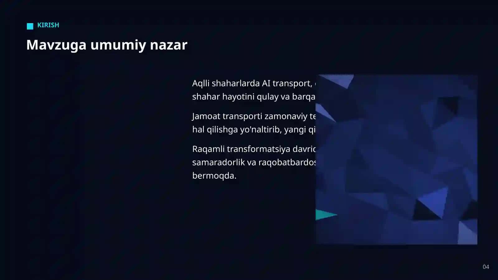 Aqlli shaharlarda AI transport, energiya va xavfsizlikni boshqarib 4