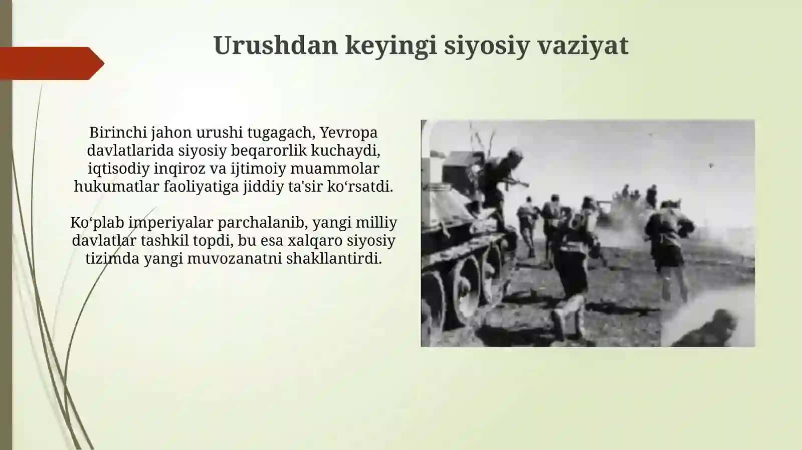 Jahon urushlari oralig‘idagi siyosiy hayot 4