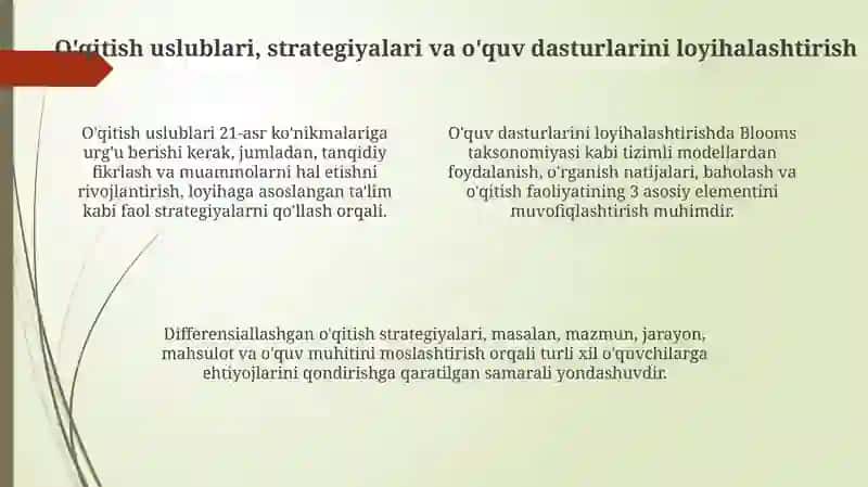 Zamonaviy o'qituvchining ta'limni tashkil etish usullari 4