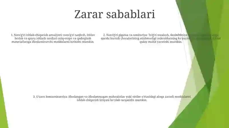 Sintеtik Оziq-Оvqаt Mаhsulоtlаri Vа Qаdоqlаsh-O’Rаsh Mаtеriаllаri Zаrаri, Ulаrni Хаvfsizlаntirish Yo’Llаri Korxona Loyihasini Bosh Rejasi 4