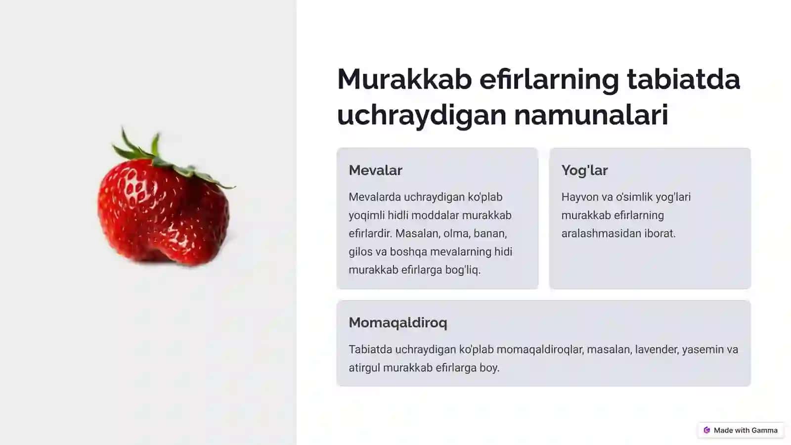 Murakkab efirlar organik kimyo 4