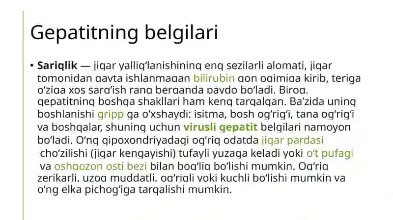 Gepatit va uning turlari 4