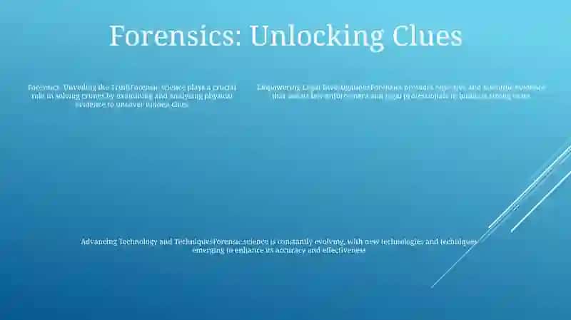 Solving Crime 4