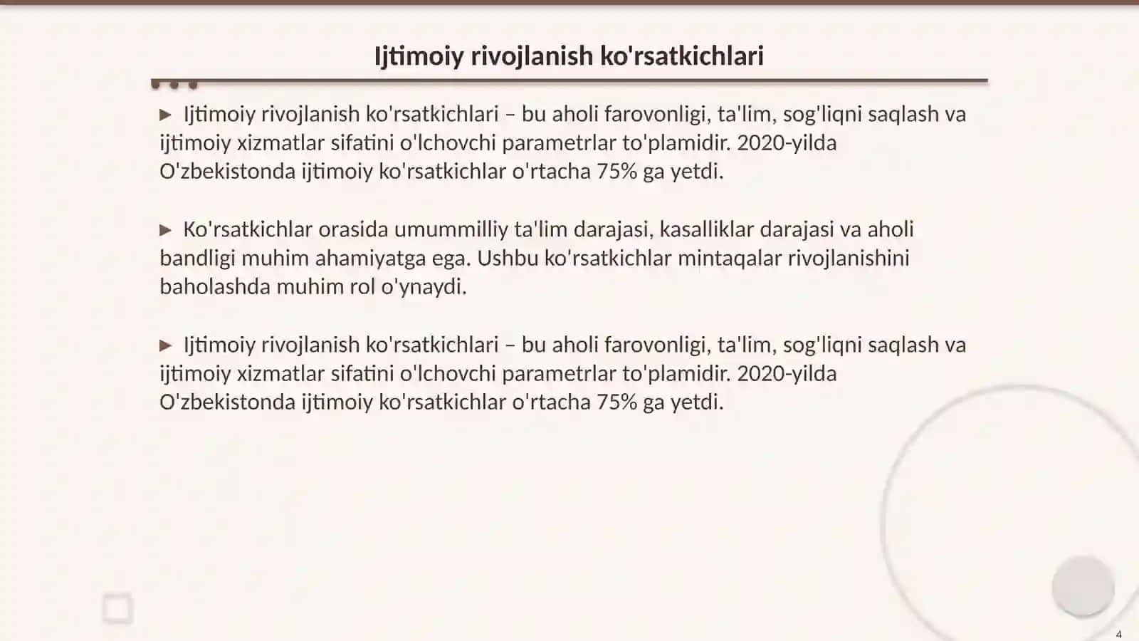 Mintaqalar iqtisodiy ijtimoiy rivojlanishini aniqlash va baholash uslublari 4