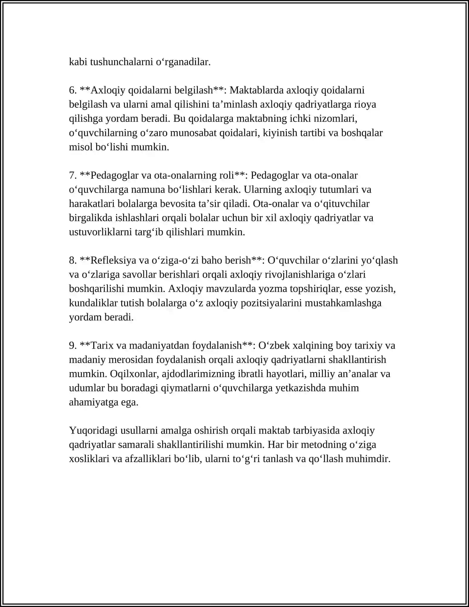 TARBIYA SOHASIDA OLIB BORGAN ILMIY TADQIQOT ISHLARI 4