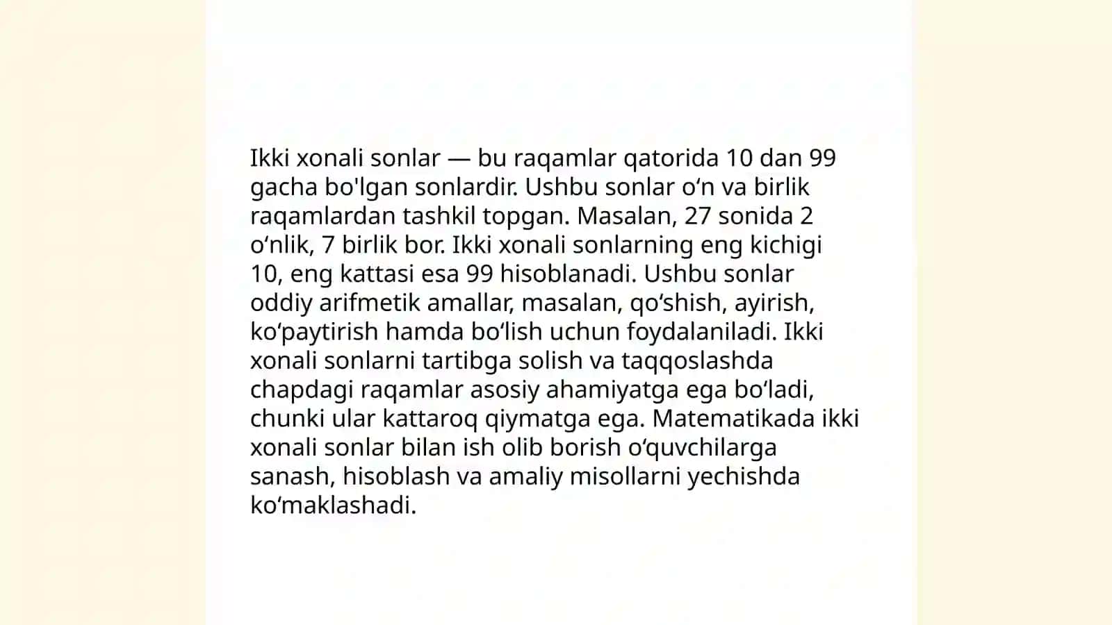 Ikki xonali sonni bir xonali songa ko'paytirishni o'rgatish metodikasi (3-sinf matematika darsligining 1-qism) 4