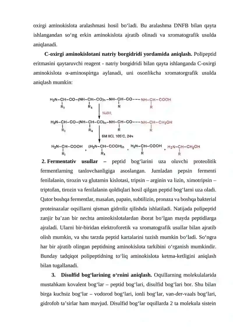 N-OXIRGI AMINOKISLOTANI ANIQLASH USULLARI 4