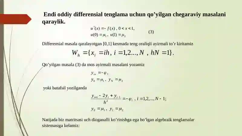 Ayirmali sxemalarning turg’unligi 4
