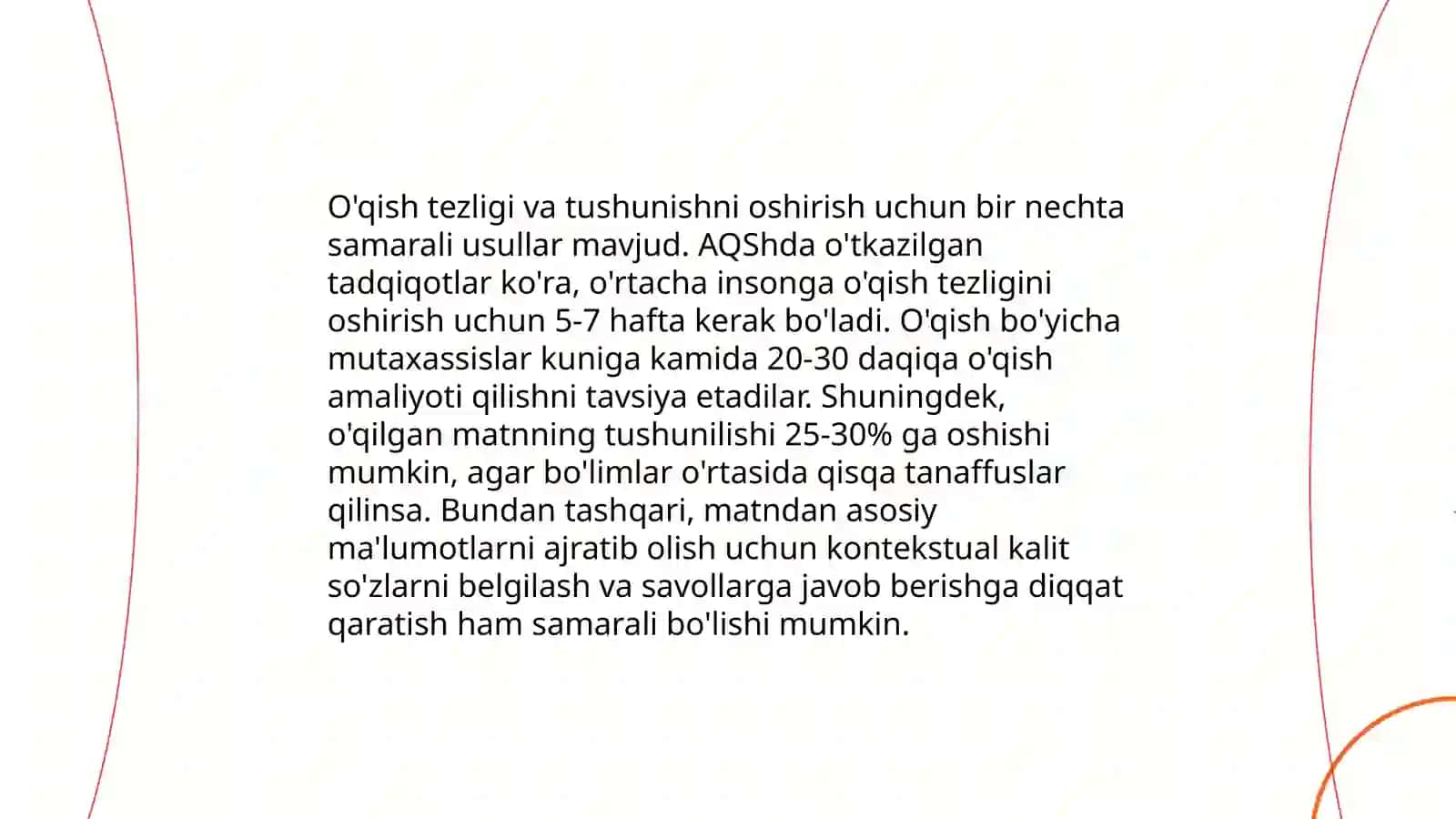 O'qish Malakasini Shakllantirish Üsullari 4