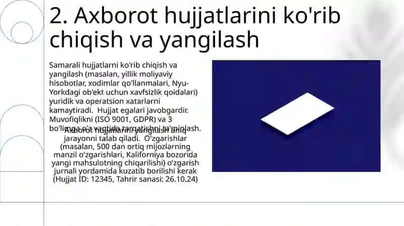 Maʼlumot axborot hujjatlari 4