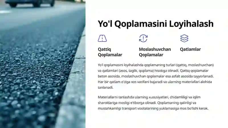 Avtomagistrallarni Loyihalashning O'ziga Xosligi 4