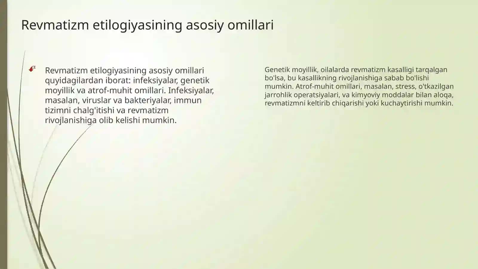 Revmatizm.Etiologiyasi patologikanatomiyasi 4