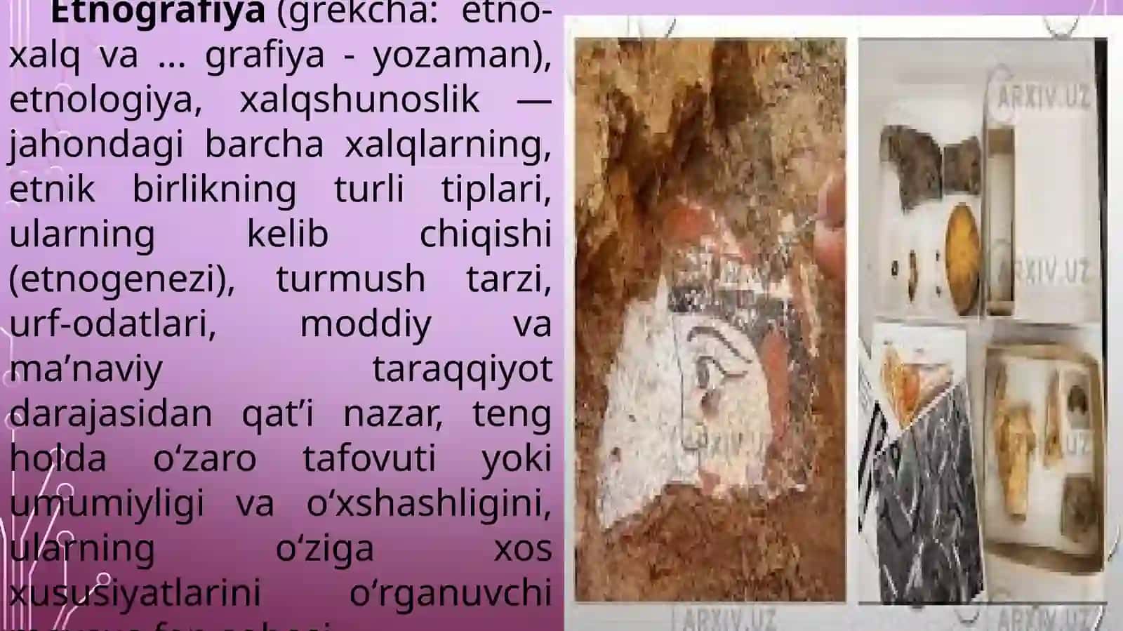 Paleontropologik va etnografik ma’lumotlar tarixi 4
