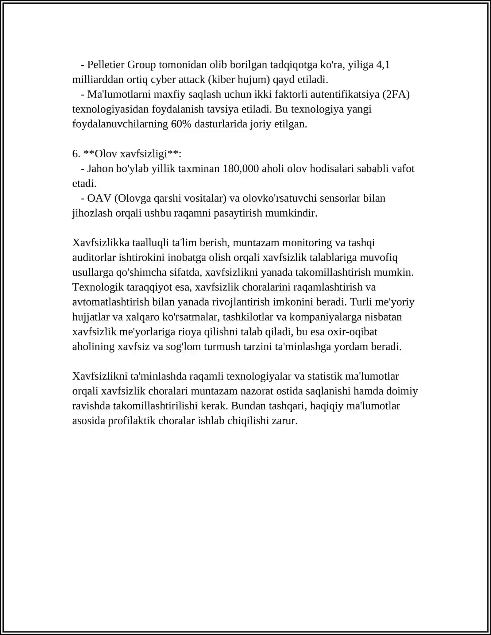 ELEKTR ENERGIYASI SIFATIGA QOʻYILADIGAN TALABLAR 4
