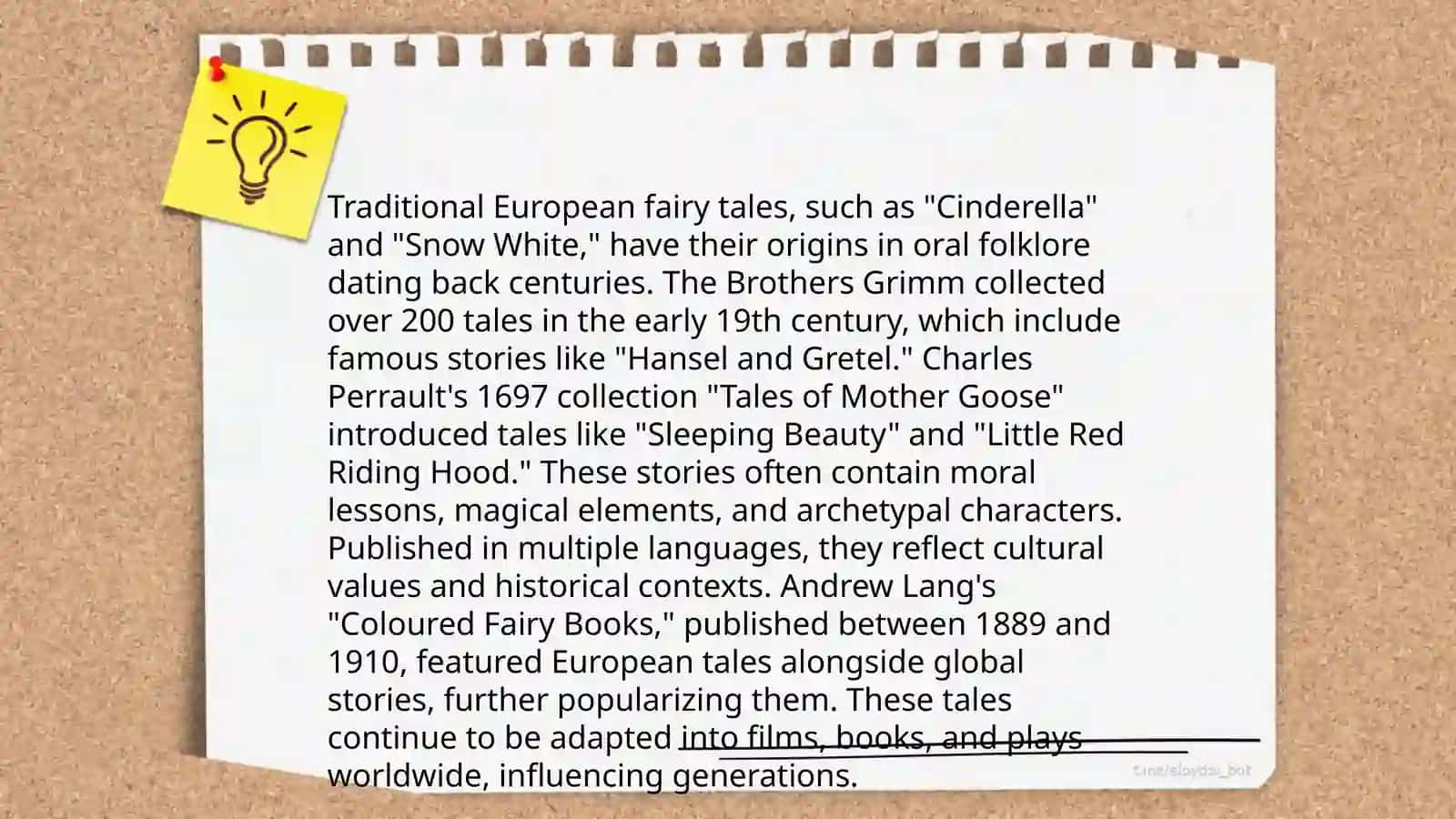 European Folk Oral Tradition. The Emergence of World Children's Literature 4