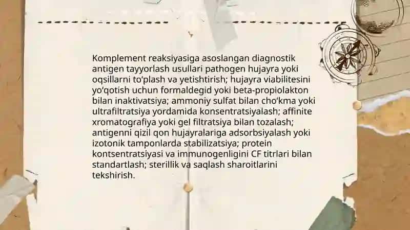 Xayvonlarda oqsil kasalligini komplement reaksiyasi yordamida turini aniqlash 4
