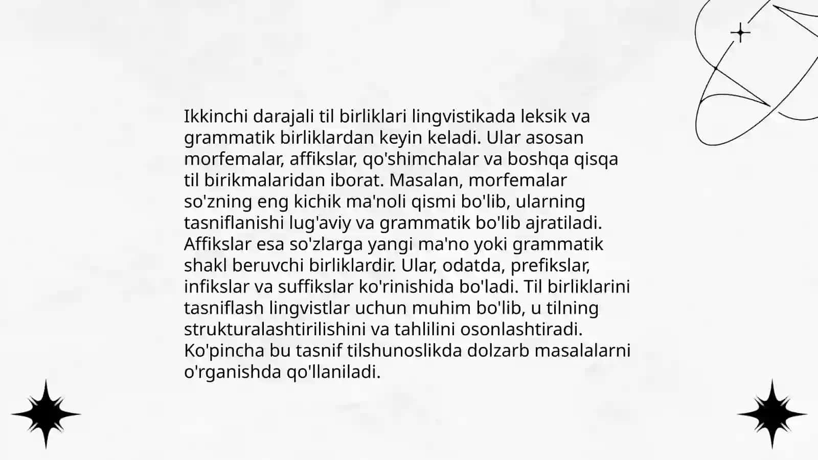 Til birliklari oʻrtasidagi munosabatlar tahlili 4
