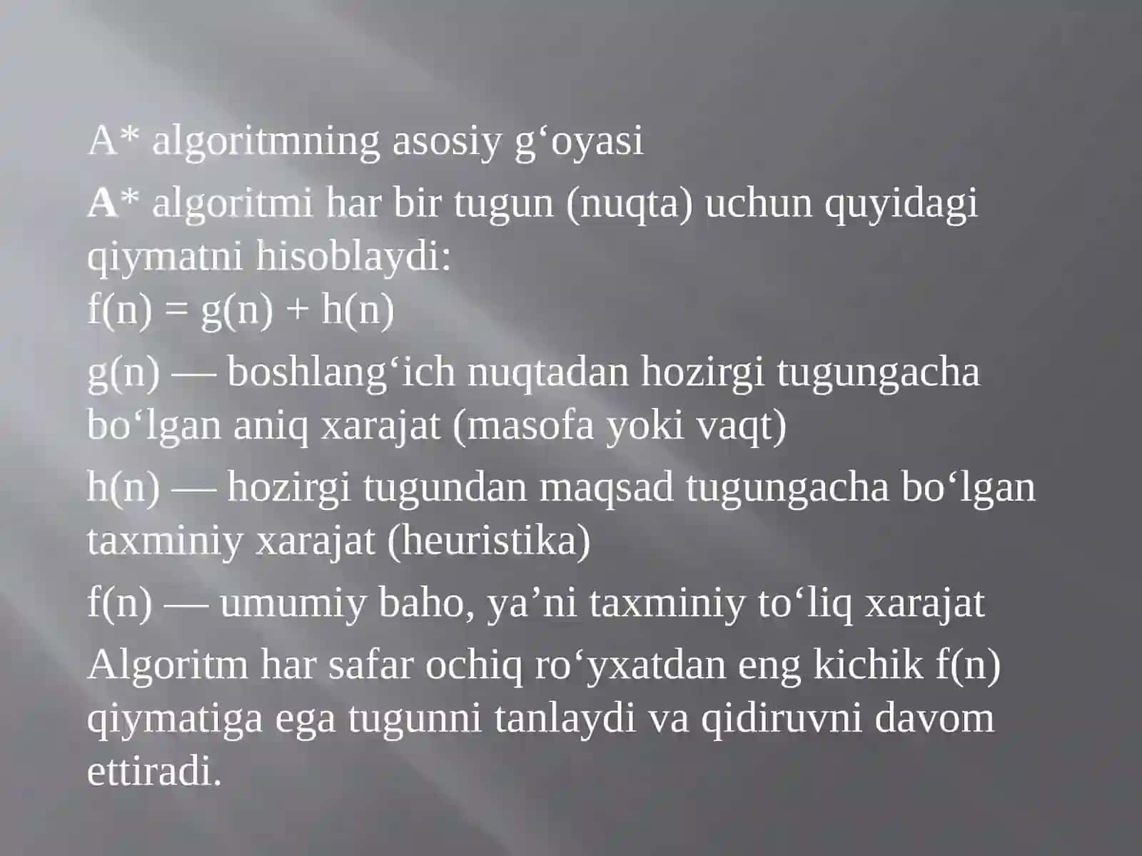 Botiraliyeva Ruxshonaning Ma’lumotlar tuzilmasi va algoritmlari 4