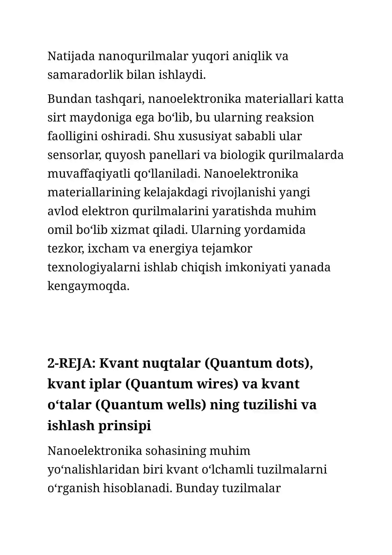 Nanoelektronika materiallari. 4