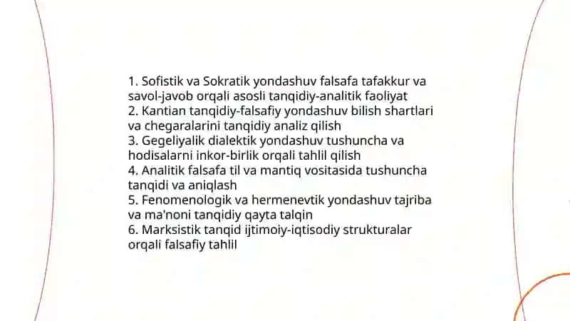 Falsafaning mohiyatiga oid Sharq va G'arb mutafakkirlarita'riflarini tasniflash 4
