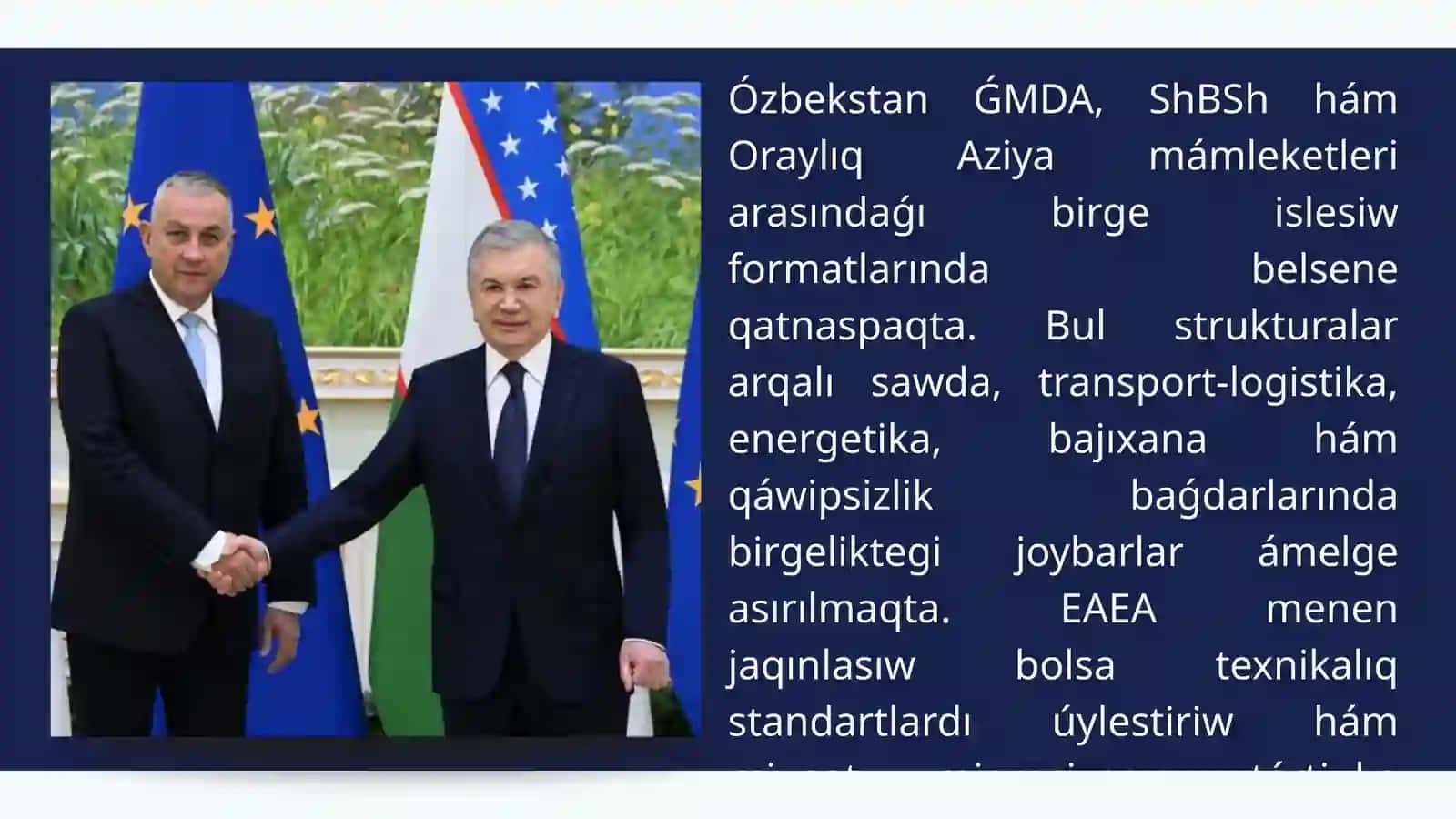 Ózbekstannıń aymaqlıq integraciyalıq processlerindegi qatnasıwı hám TMKlardıń imkaniyatları 4