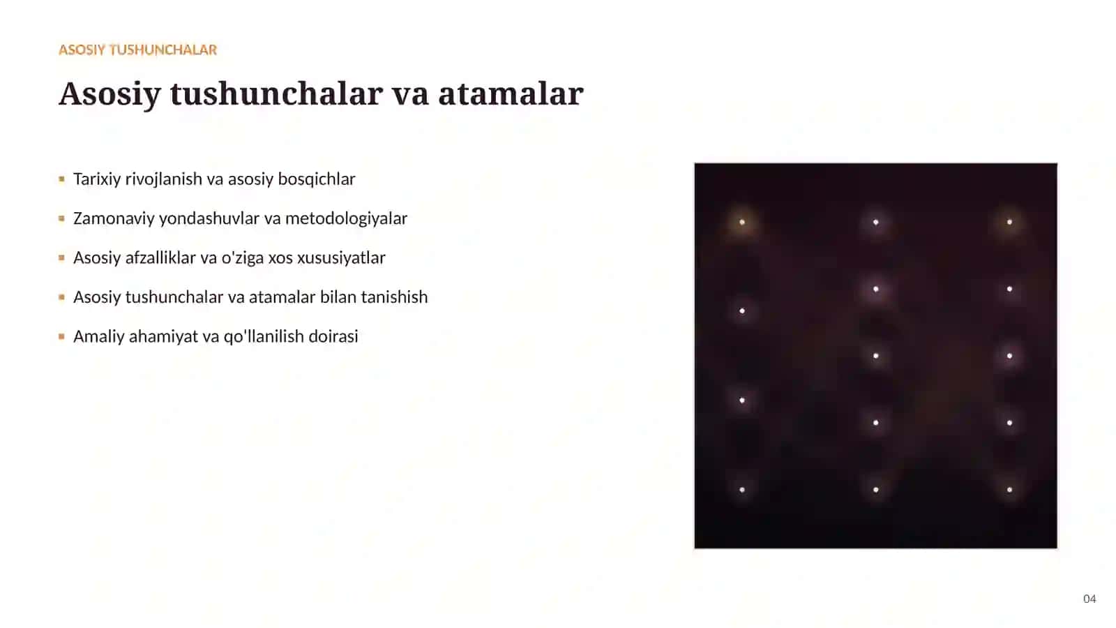 SUN'IY INTELLEKT • AI VA KATTA MA'LUMOTLAR 4
