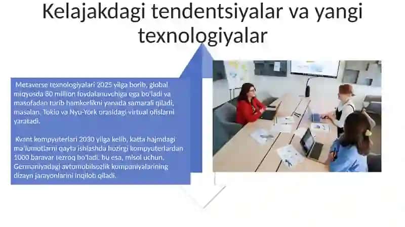 Axborot va kommunikatsiya texnologiyalaridan ish joylarida foydalanish 4