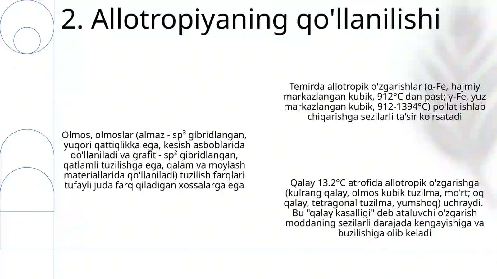 Allotropiya shakl oʻzgarishlari 4