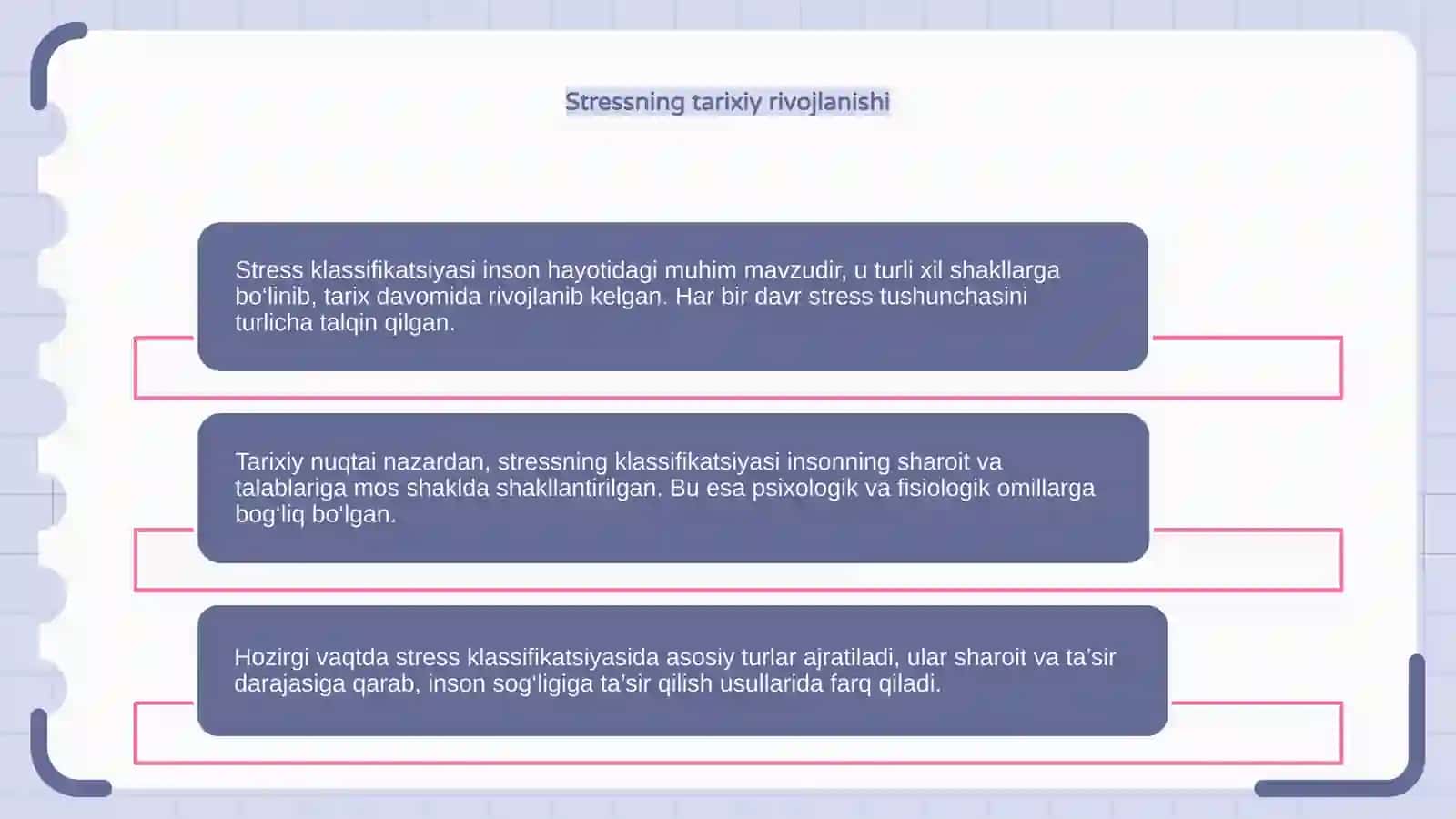 Stress klassifikatsiyasi 4