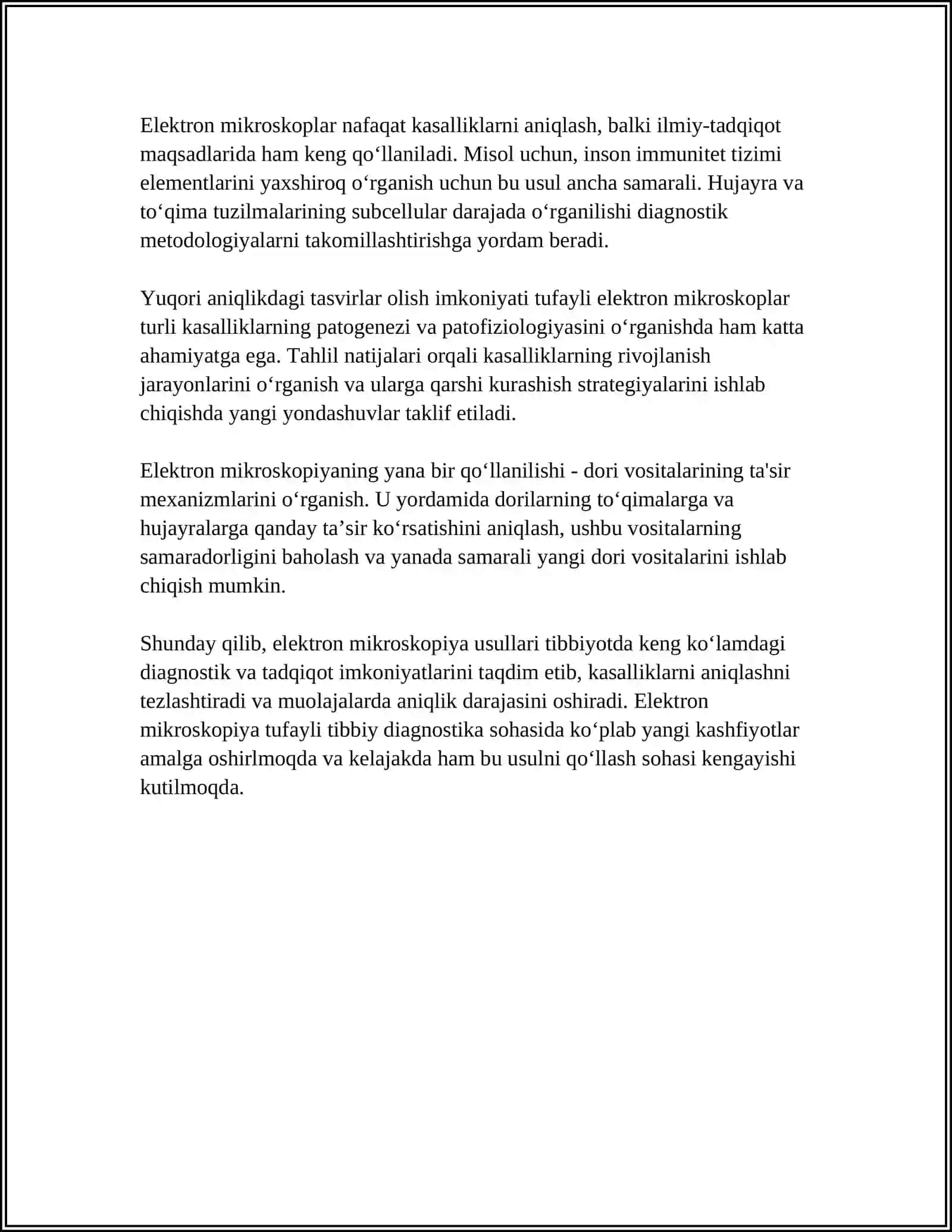 ELEKTRON MIKROSKOPIYA USULLARINI TIBBIYOTDA AHAMIYATI 4