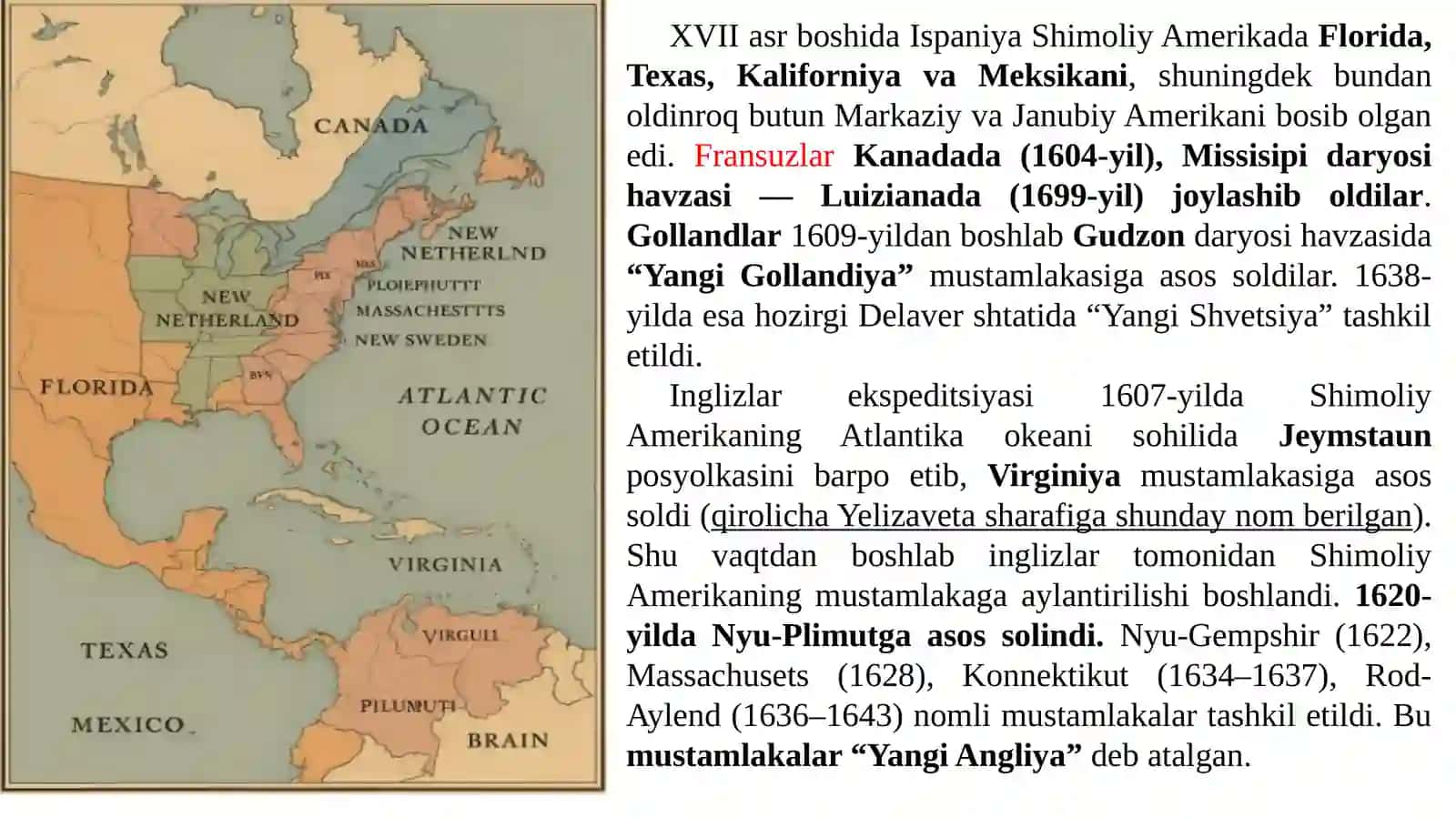AQSH yangi davrda: tarixiy rivojlanishning asosiy voqealari va jarayonlari 4
