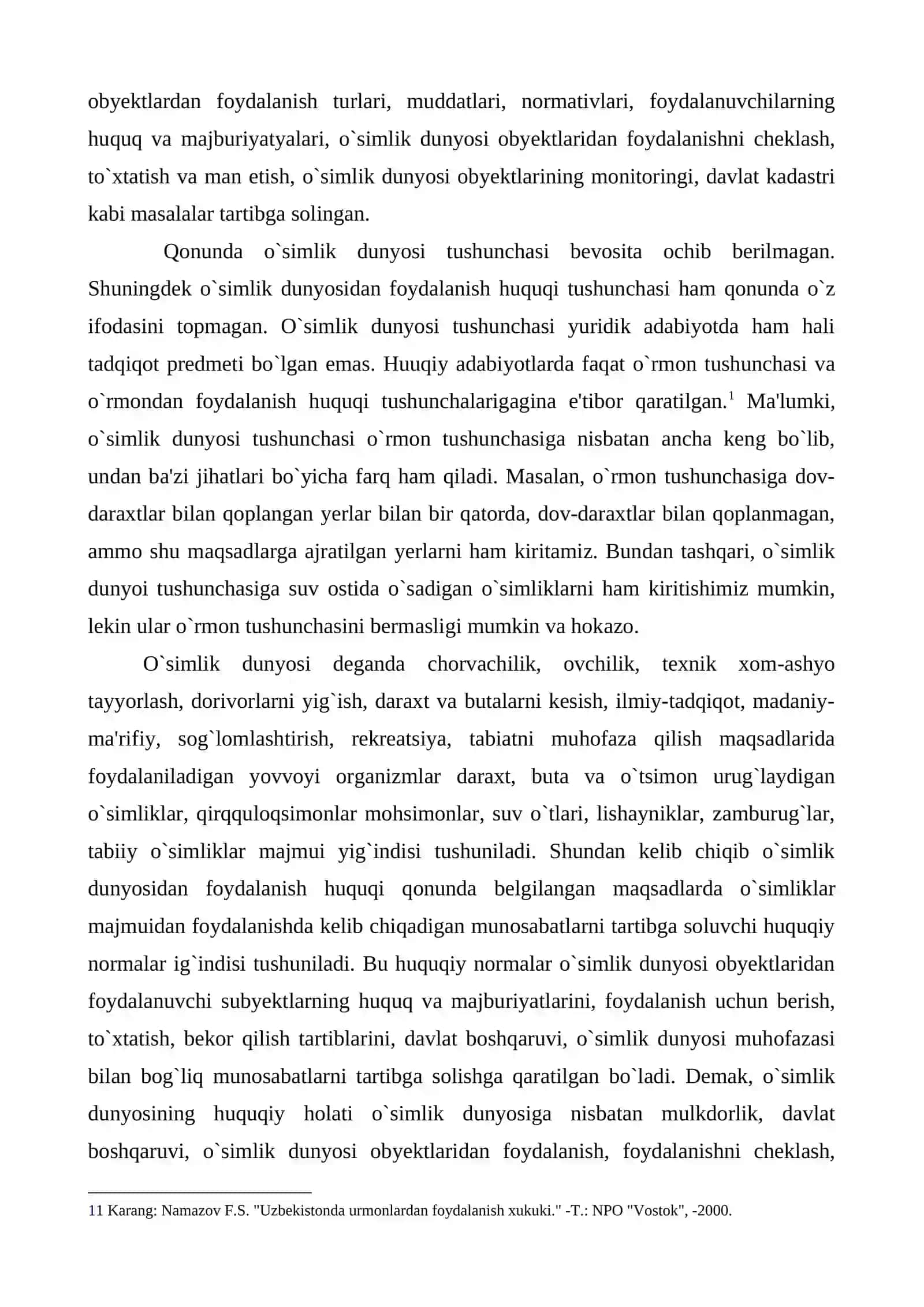 O`SIMLIK DUNYOSIDAN FOYDALANISH VA MUHOFAZA QILISHNING HUQUQIY HOLATI 4