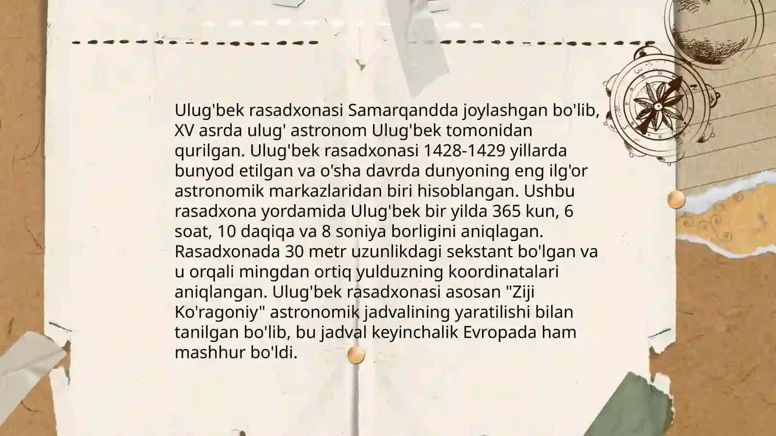 Mirzo Ulug'bek davlat arbobi va buyuk olim 4