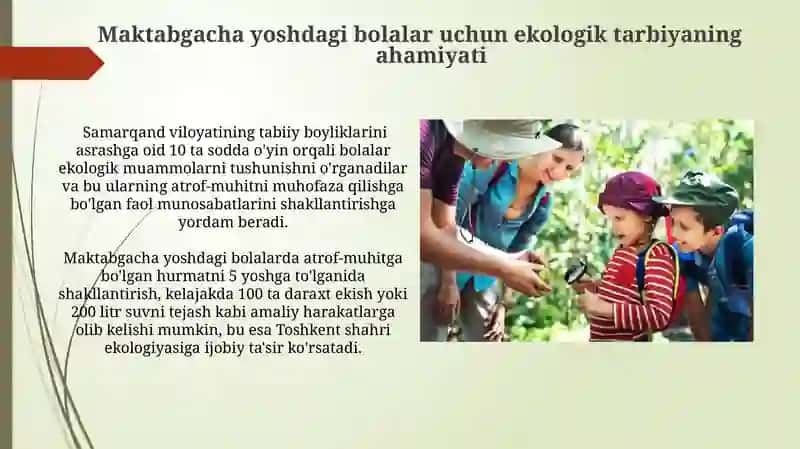 Ekologik tarbiya berish 4