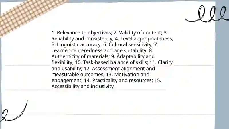 "Lecture 7: The problem of evaluation and adaptation teaching materials" 4