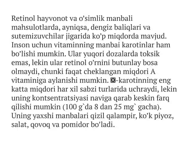Yog’da eruvchan vitaminlar 4