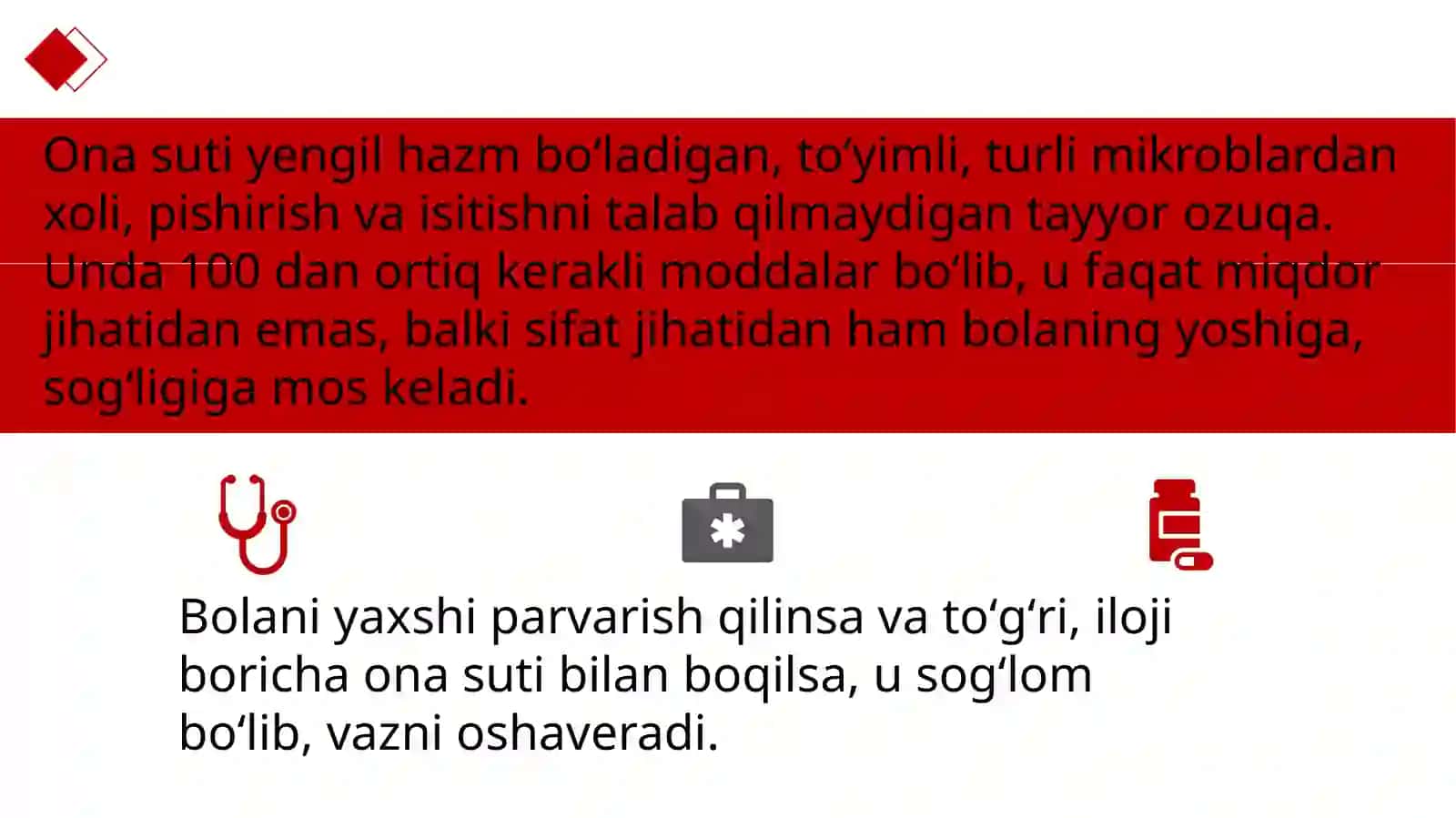 Chaqaloqlarni Ko`ptarmoqlitibbiyottexnikumi“Hamshiralikishiyo`nalishi121-guruhtalabasi Bajardi:XonimqulovaFTekshirdiTuramurodovM 4
