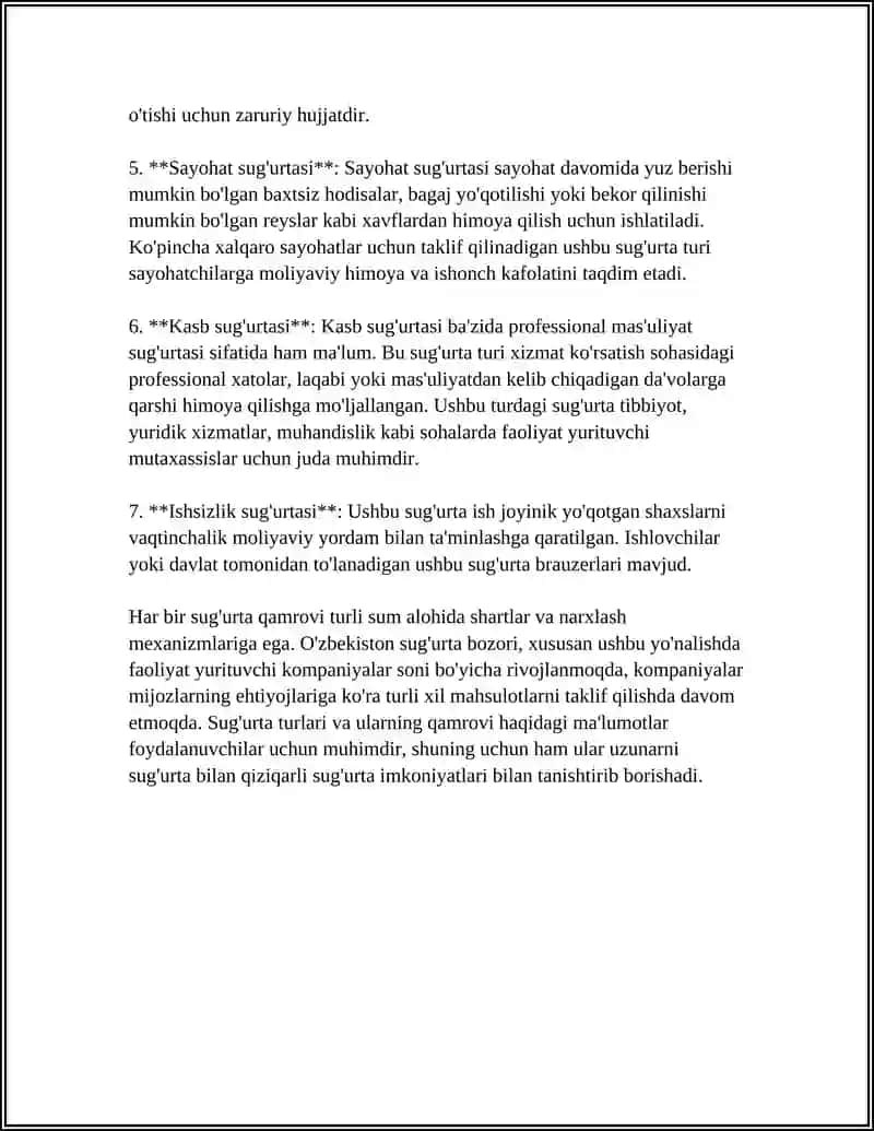 TURISTIK KORXONALARNI SUG'URTALASH 4