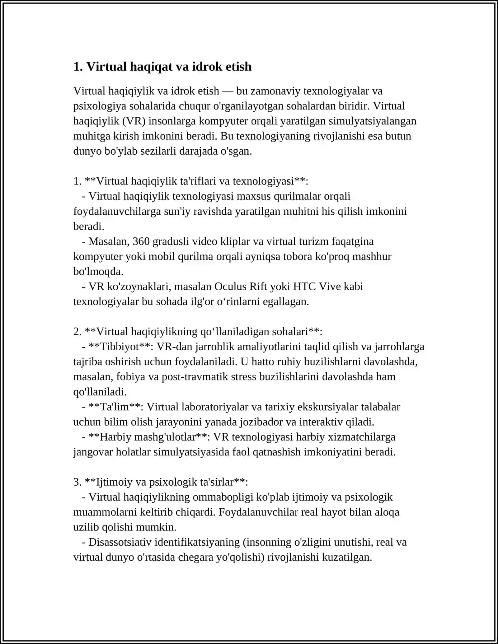 OLAMNI VIRTUAL VA VIZUAL ESTETIK IDROK ETISHNING FARQLARI 4