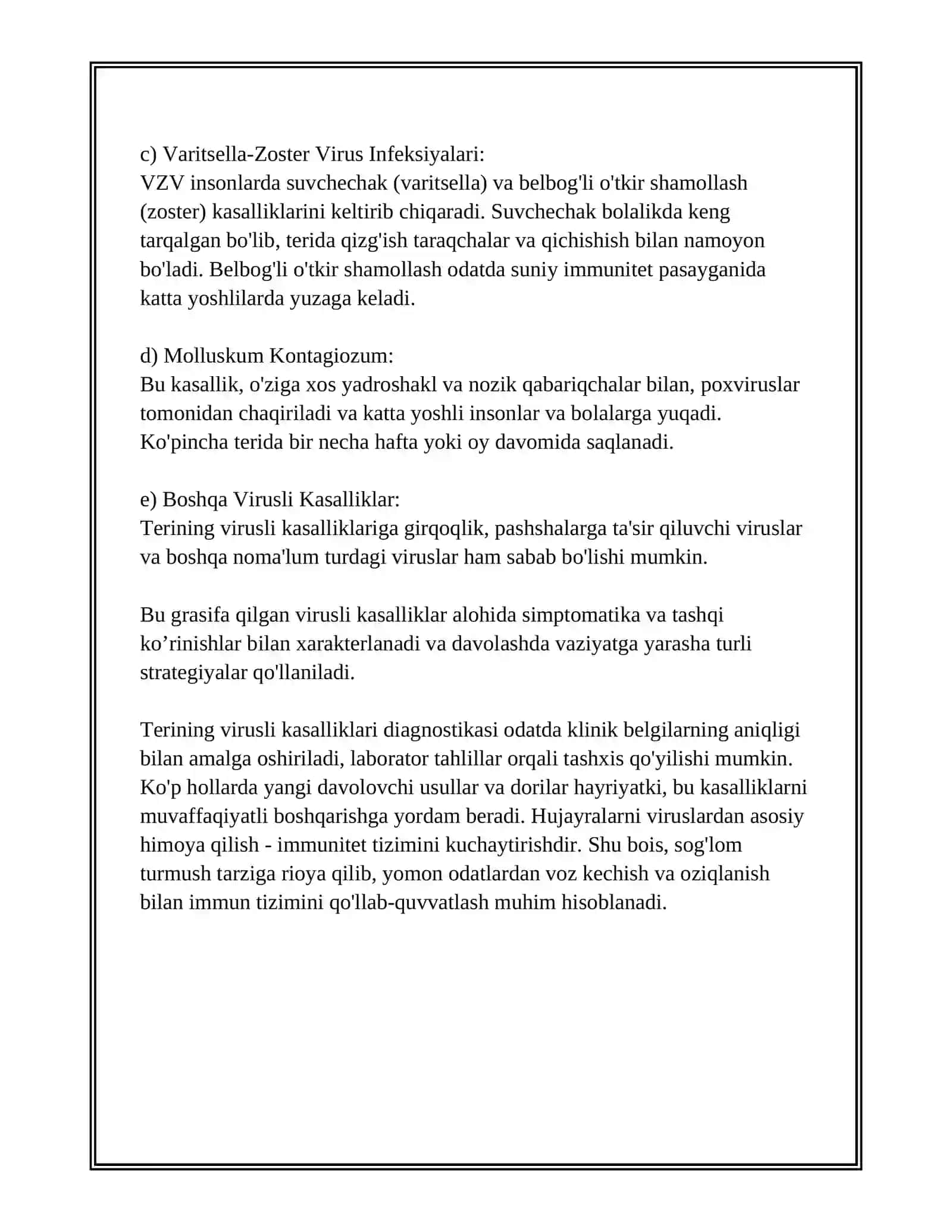 TERINING VIRUSLI KASALLIKLARI HAQIDA 4