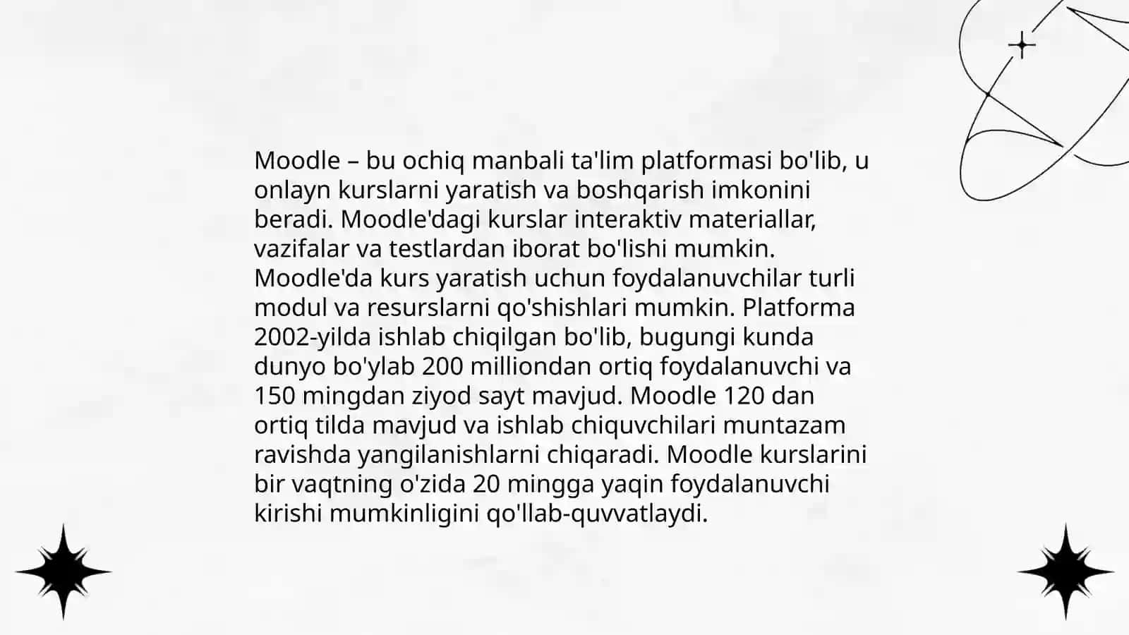 Moodle ta'lim platformasi 4