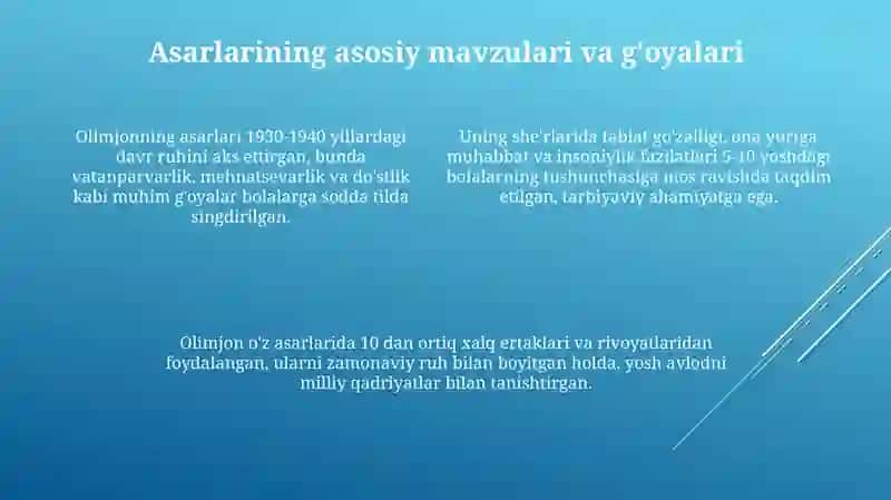 Hamid Olimjon bolalar adabiyotida 4