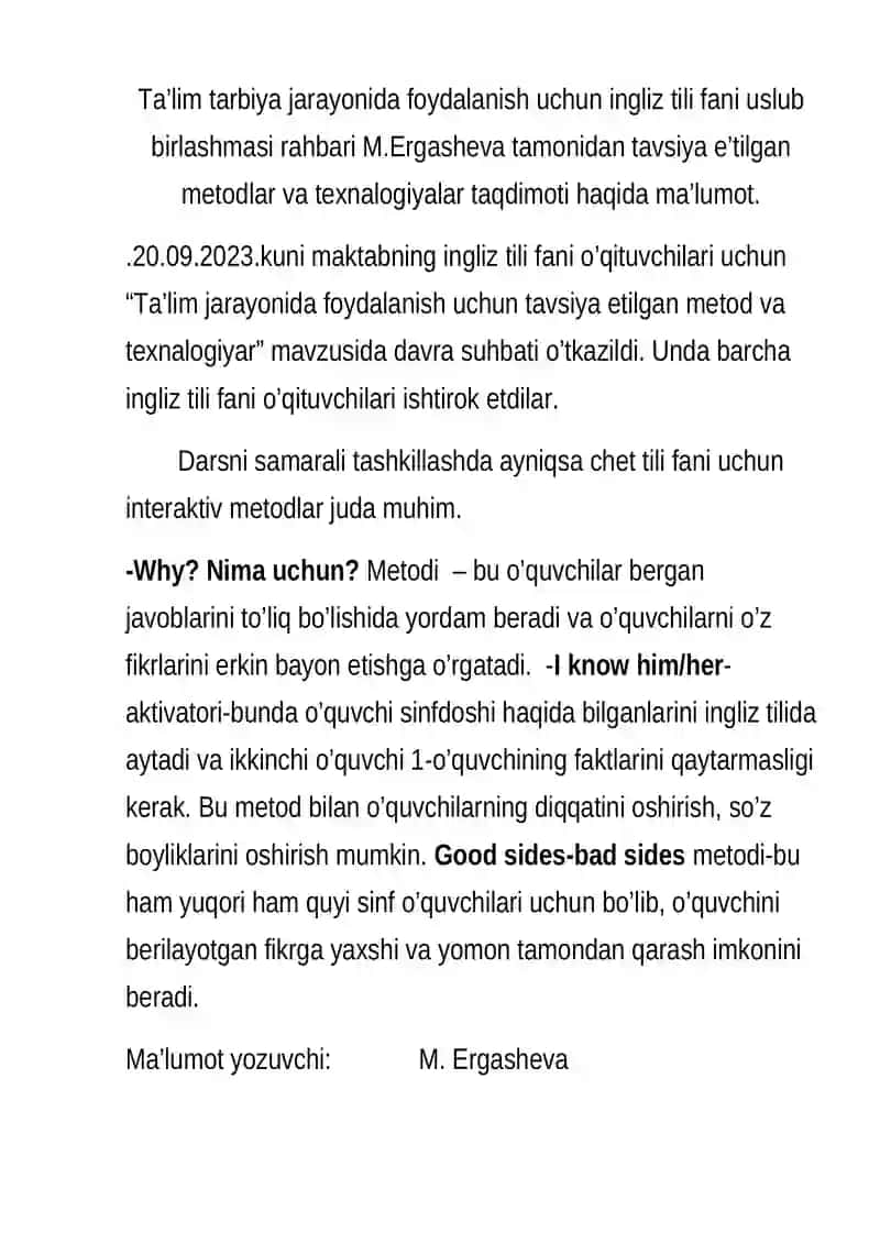 Ingliz tili darsliklari birinchi sinfdan o’n birinchi sinfgacha 4