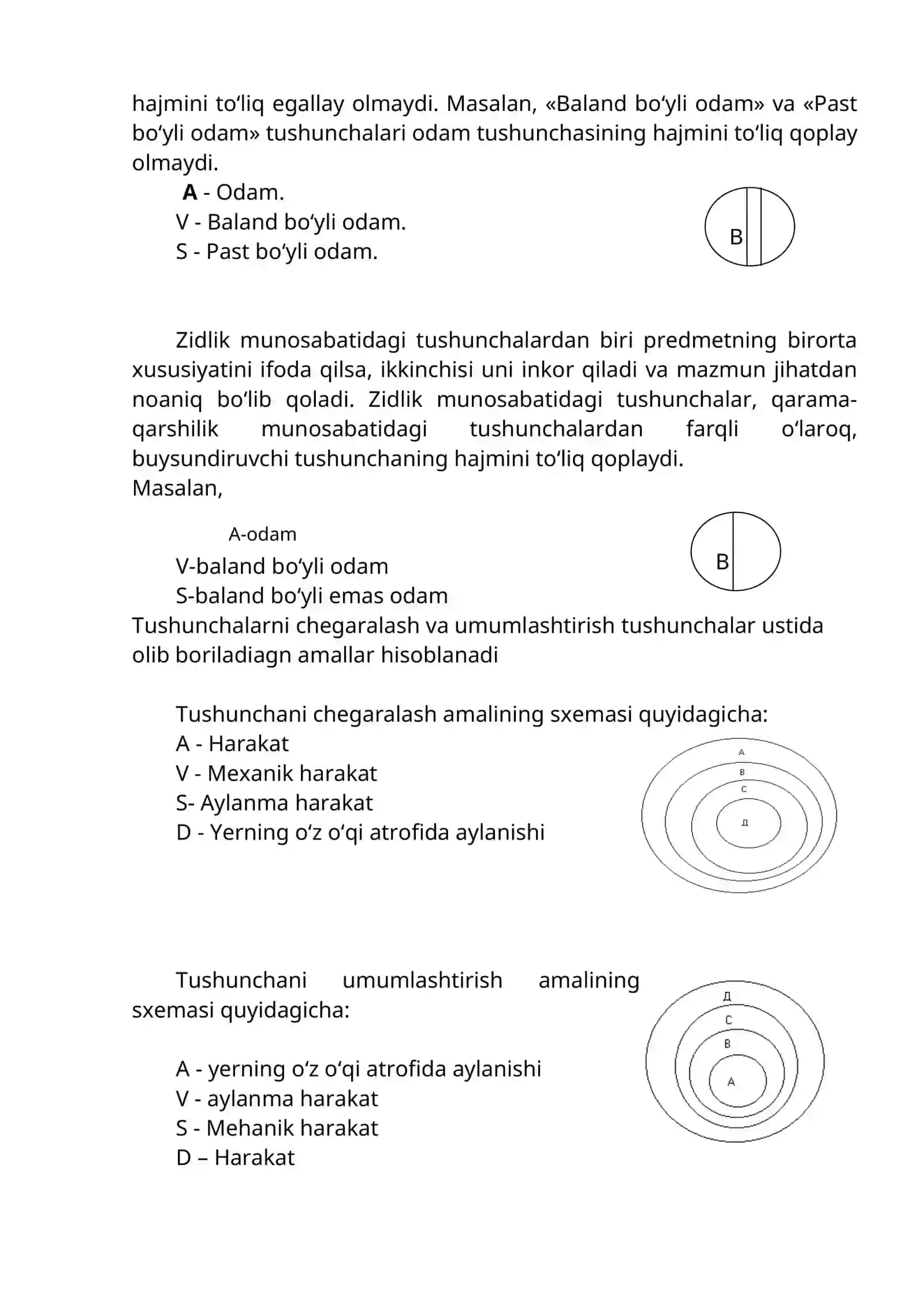 Tafakkur shakllari: tushuncha, hukm, mulohaza 4