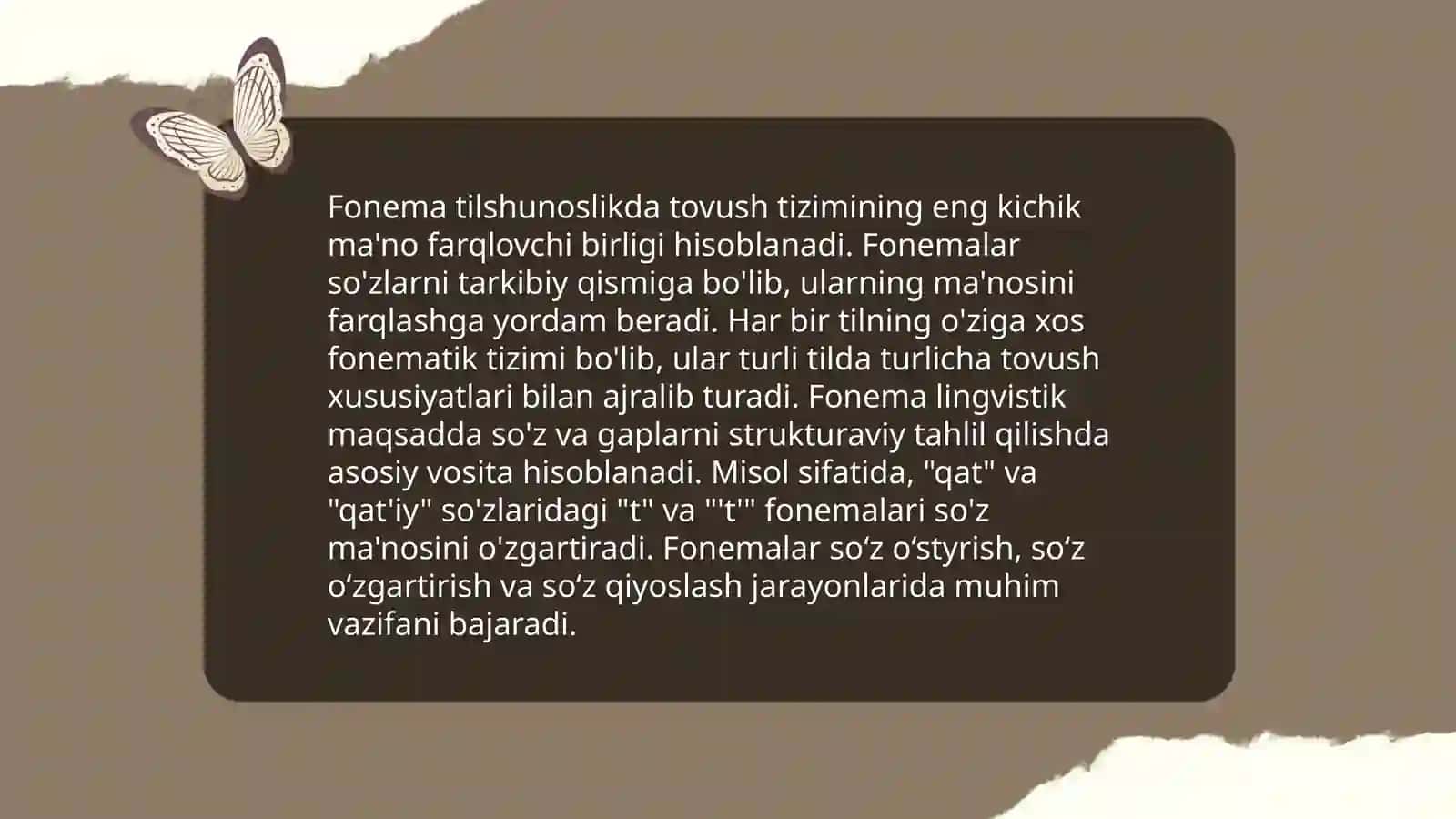 Til birliklari va nutq birliklari 4