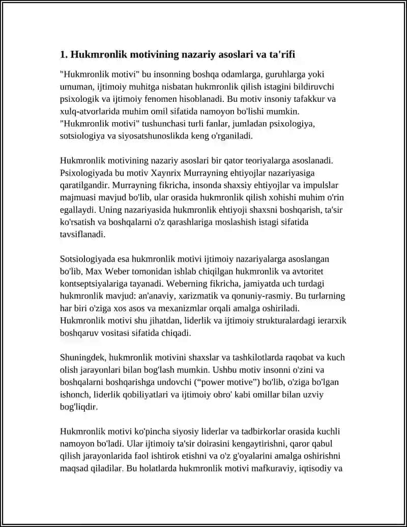 HUKMRONLIK MOTIVI SHAKLLANISH BOSQICHLARI TAHLILI 4